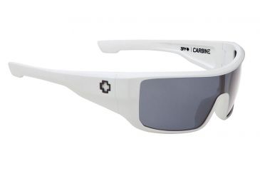 Image of Spy Optic Carbine Sunglasses w/ Matte White Frame &amp; Grey Lens