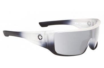 Image of Spy Optic Carbine Sunglasses - White Lightning Frame and Grey W/ Silver Mirror Lens 673029787143