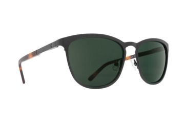 Image of Spy Optic Cliffside Eyewear - Unisex - Sunglasses, Matte Black/matte Honey Tort Frame, Happy Gray Green Polar Lens, Polarized, 873500764864