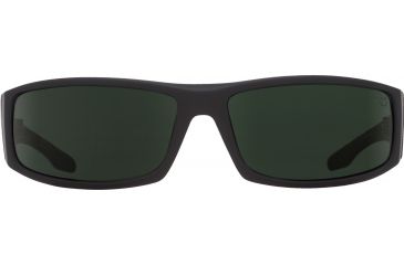 Image of Spy Optic Cooper Single Vision Prescription Sunglasses, Soft Matte Black Frame, Polarized, 670195973864SV