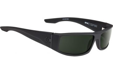 Image of Spy Optic Cooper Single Vision Prescription Sunglasses, Soft Matte Black Frame, Polarized, 670195973864SV