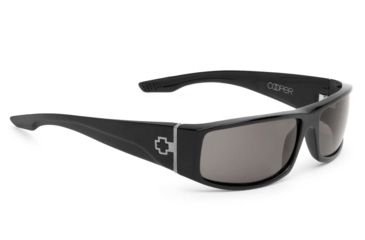 Image of Spy Optic Cooper Progressive Prescription Sunglasses, Shiny Black Frame, Grey Lens-670195062129PR
