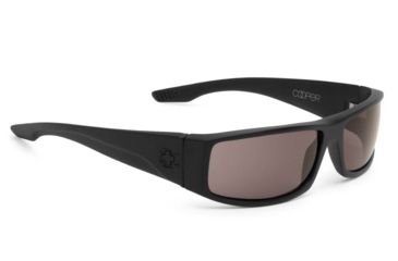 Image of Spy Optic Cooper Progressive Prescription Sunglasses, Matte Black Frame, Grey Lens-670195374129PR