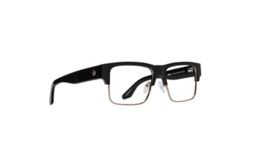 Image of Spy Optic Cyrus 5050 Optical 58 Sunglasses, Black Brushed Bronze Frame, Spy Demo Lens w/ Spy Lens Print Lens, One Size, 170826