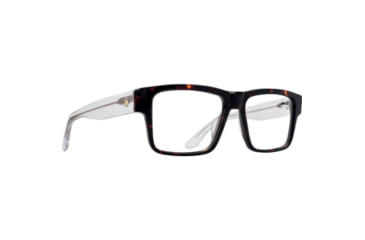 Image of Spy Optic Cyrus Optical 58 Sunglasses, Dark Tort Crystal Frame, Demo w/ Spy+ Lens Print Lens, Large, 182987