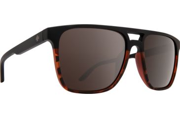 Image of Spy Optic Czar Single Vision Prescription Sunglasses, Matte Black/Tortoise Fade Frame, Polarized, 673526200789SV