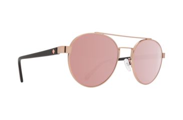 Image of Spy Optic Deco Progressive Prescription Sunglasses, Soft Matte Rose Gold/Matte Black Frame, 673308586549PR