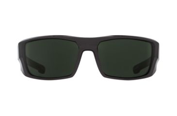 Image of Spy Optic Dirk Sunglasses, Black Frame, Happy Grey Green Polar Lens 672052038864