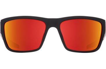 Image of Spy Optic Dirty Mo 2 Single Vision Prescription Sunglasses, Matte Black Red Burst Frame, Polarized, 6700000000018SV