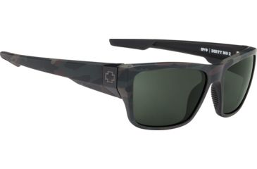 Image of Spy Optic Dirty Mo 2 Single Vision Prescription Sunglasses, Matte Camo Frame, Polarized, 6700000000017SV