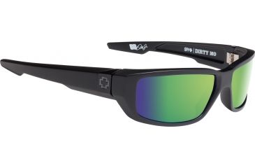 Image of Spy Optic Dirty Mo Progressive Prescription Sunglasses, Matte Black Frame, Polarized, 670937374861PR
