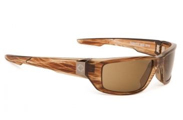 Image of Spy Optic Dirty Mo Progressive Prescription Sunglasses, Brown Stripe Tortoise Frame, Bronze Lens-670937316069PR