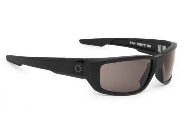 Image of Spy Optic Dirty Mo Progressive Prescription Sunglasses, Matte Black w/Signature Frame, Grey Lens-670937374129PR