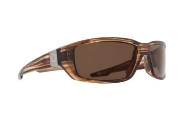 Image of Spy Optic Dirty Mo Sunglasses, Brown Stripe Tort W/Signature Frame, Happy Bronze Polar Lens, Polarized 670937218885