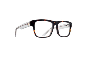 Image of Spy Optic Discord Optical 58 Sunglasses, Dark Tort Crystal Frame, Demo w/ Spy+ Lens Print Lens, Large, 92038
