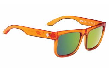 Image of Spy Optic Discord Single Vision Prescription Sunglasses, Trans Orange Frame, Happy Bronze W/ Green Spectra Lens-673119471225SV