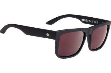 Image of Spy Optic Discord Single Vision Prescription Sunglasses, Matte Black Frame, Polarized, 673119374791SV