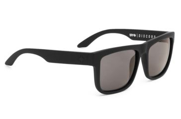 Image of Spy Optic Discord Single Vision Prescription Sunglasses, Matte Black Frame, Grey Lens-673036374129SV