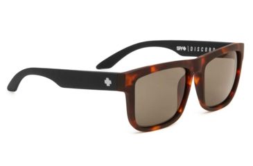 Image of Spy Optic Discord Single Vision Prescription Sunglasses, Vintage Tortoise Frame, Grey Green Lens-673036623133SV