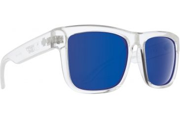 Image of Spy Optic Discord Sunglasses, Clear Frame, Happy Bronze W/ Dark Blue Spectra Lens, 183119183317