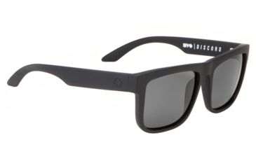 Image of Spy Optic Discord Sunglasses - Matte Black Frame and Grey Lens 673036374129