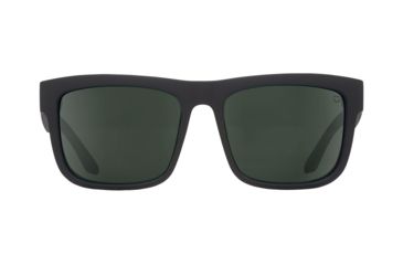 Image of Spy Optic Discord Sunglasses, Matte Black Frame, Happy Glass Gray Polar Lens, Polarized, 673119374484