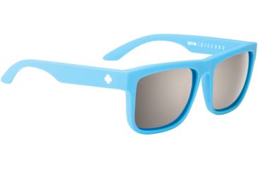 Image of Spy Optic Discord Sunglasses - Matte Blue Frame and Happy Bronze Polarized W/ Black Mirror Lens 673119917832