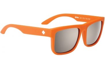 Image of Spy Optic Discord Sunglasses - Matte Orange Frame and Happy Bronze Polarized W/ Black Mirror Lens 673119916832