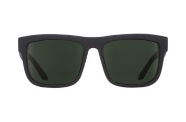 Image of Spy Optic Discord Sunglasses, Soft Matte Black Frame, Happy Grey Green Lens 673119973863