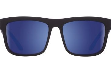 Image of Spy Optic Discord Sunglasses, Soft Matte Black/Navy Tort Frame, Happy Gray Green Lens, 673119845503