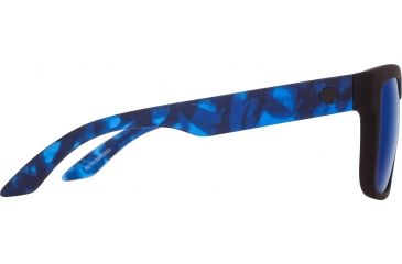 Image of Spy Optic Discord Sunglasses, Soft Matte Black/Navy Tort Frame, Happy Gray Green Lens, 673119845503