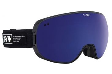 Image of Spy Optic Doom Ski Goggles - Nocturnal Frame, Happy Bronze W/ Dark Blue Spectra &amp; Happy Yellow W/ Green Sprectra Lens, 313073600419