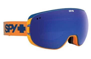 Image of Spy Optic Doom Ski Goggles - Blue FadeFrame, Bronze W/ Dark Blue Spectra &amp; Yellow Contact Lens, 313073105385