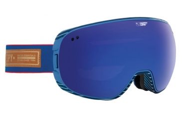 Image of Spy Optic Doom Ski Goggles - Heritage GrayFrame, Happy Bronze W/ Dark Blue Spectra &amp; Happy Persimmon W/ Silver Mirror Lens, 313073644390