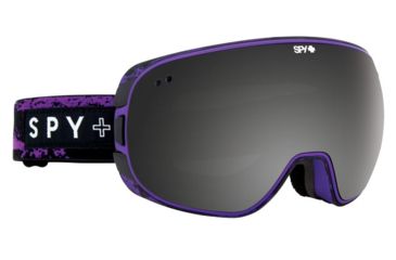 Image of Spy Optic Doom Ski Goggles - Masked PurpleFrame, Gray W/ Black Mirror &amp; Pink Contact Lens, 313073174407