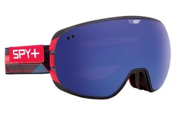 Image of Spy Optic Doom Ski Goggles - Prismatic RedFrame, Happy Rose W/ Dark Blue Spectra &amp; Happy Bronze W/ Silver Mirror Lens, 313073648279