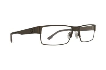 Image of Spy Optic Elijah Single Vision Prescription Eyeglasses, Oiled Steel/olive Frame, 573096059000SV