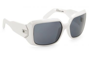 Image of Spy Optic Eliza Sunglasses, White Frame, Grey Lenses 670925638129