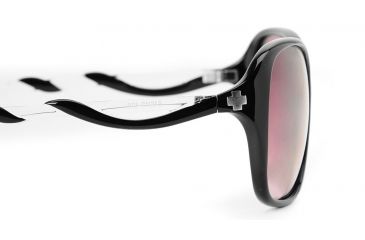 Image of Spy Optic Fiona Sunglasses w/ Black Clear Frame &amp; Merlot Fade Lens