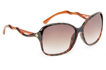 Image of Spy Optic Fiona Sunglasses w/ Classic Tortoise Clear Brown Frame &amp; Bronze Fade Lens
