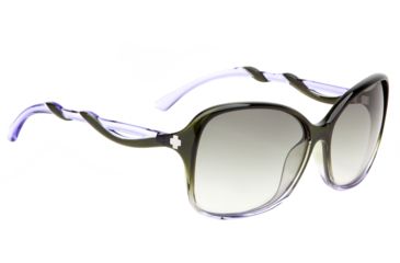 Image of Spy Optic Fiona Sunglasses - Lavender Moss Fade Frame and Green Fade Lens 670299995803