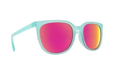 Image of Spy Optic Fizz Eyewear - Unisex - Sunglasses, Translucent Seafoam Frame, Gray W/Pink Spectra Lens, 673514082810