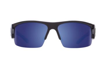 Image of Spy Optic Flyer Sunglasses, Black Frame, Happy Bronze Polar W/Dark Blue Specta Lens, 673344038473