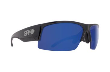 Image of Spy Optic Flyer Sunglasses, Black Frame, Happy Bronze Polar W/Dark Blue Specta Lens, 673344038473