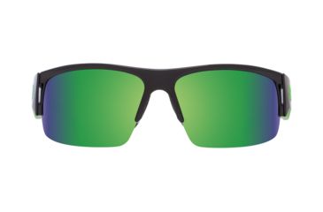 Image of Spy Optic Flyer Sunglasses, Green Frame, Happy Bronze W/Green Spectra Lens, 673344233225