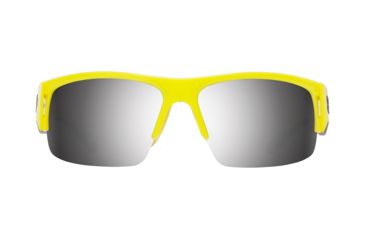 Image of Spy Optic Flyer Sunglasses, Hi Vis Yellow Frame, Happy Bronze W/Black Mirror Lens, 673344143316