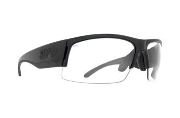 Image of Spy Optic Flyer Sunglasses, Matte Black Ansi Rx Frame, Clear Lens, 673344243094