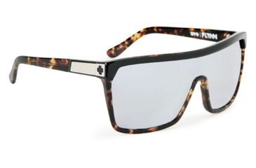 Image of Spy Optic Flynn Sunglasses w/ Black Tortoise Frame &amp; Grey Black Mirror Lens