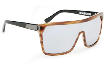 Image of Spy Optic Flynn Sunglasses w/ Cedar Black Frame &amp; Grey Black Mirror Lens