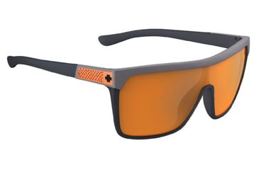 Image of Spy Optic Flynn Sunglasses w/ Messenger Frame &amp; Grey Orange Spectra Lens